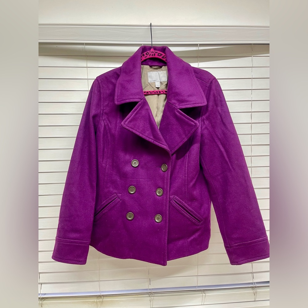 Purple OLD NAVY Peacoat